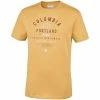 T-shirts & Polos Columbia Leathan Trail Couleur Miel -Columbia Soldes Boutique 15545021 500 A