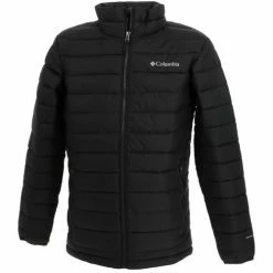 Manteaux Columbia Powder lite noir Couleur Noir