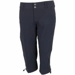 Pantalons Columbia Saturday trail ii india ink capri l Couleur Bleu marine / bleu nuit