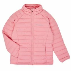 Manteaux Columbia POWDER LITE JACKET Couleur Rose