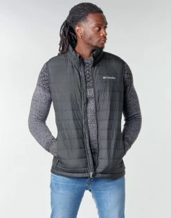 Manteaux Columbia POWDER LITE VEST Couleur Noir
