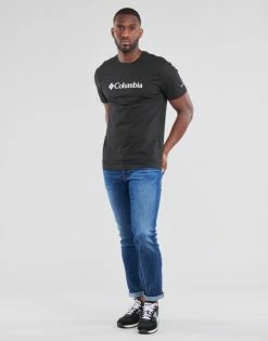 T-shirts & Polos Columbia CSC BASIC LOGO SHORT SLEEVE SHIRT Couleur Noir -Columbia Soldes Boutique 18414210 500 C