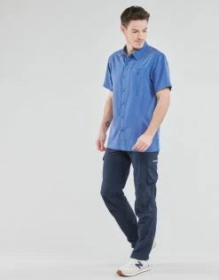 Chemises Columbia LAKESIDE TRAIL Couleur Bleu -Columbia Soldes Boutique 18414215 500 C