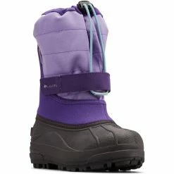 Bottes Columbia Childrens Powderbug Plus II Couleur Emperor/Paisle -Columbia Soldes Boutique 18501696 500 B