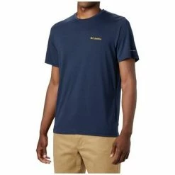 T-shirts & Polos Columbia Maxtrail SS Logo Tee Couleur Bleu marine