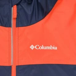 Vestes Columbia BLOOMINGPORT WINDBREAKER Couleur Marine / Rouge -Columbia Soldes Boutique 18621174 500 C