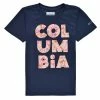 T-shirts & Polos Columbia PETIT POND GRAPHIC Couleur Marine -Columbia Soldes Boutique 18621182 500 A