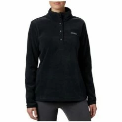 Sweats & Polaires Columbia Benton Springs 12 Snap Pullover Couleur Noir