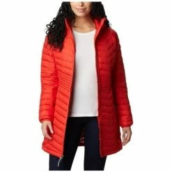 Vestes Columbia Powder Lite Mid Jacket Couleur Rouge