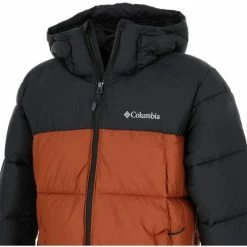 Manteaux Columbia Pike lake dark amber jkt Couleur Noir -Columbia Soldes Boutique 18892589 500 C