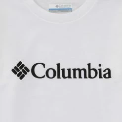 T-shirts & Polos Columbia CSC BASIC LOGO YOUTH Couleur Blanc -Columbia Soldes Boutique 19058107 500 C