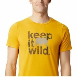 T-shirts & Polos Columbia Terra Vale II SS Tee Couleur Jaune -Columbia Soldes Boutique 19504116 500 C