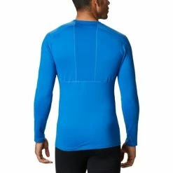 T-shirts & Polos Columbia Omni Heat 3D Knit Crew II Couleur Bleu -Columbia Soldes Boutique 19529225 500 C