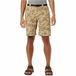 Pantalons Columbia Silver Ridge Printed Cargo Short Couleur Marron -Columbia Soldes Boutique 19552331 500 C