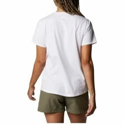 T-shirts & Polos Columbia Sun Trek W Graphic Tee Couleur Blanc -Columbia Soldes Boutique 19560245 500 C