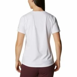 T-shirts & Polos Columbia Sun Trek W Graphic Tee Couleur Blanc -Columbia Soldes Boutique 19670545 500 C