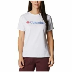 T-shirts & Polos Columbia Sun Trek W Graphic Tee Couleur Blanc