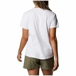 T-shirts & Polos Columbia Sun Trek W Graphic Tee Couleur Blanc -Columbia Soldes Boutique 19744029 500 C