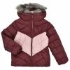Manteaux Columbia ARCTIC BLAST SNOW JACKET Couleur Bordeaux / Rose