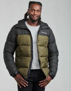 Manteaux Columbia PIKE LAKE HOODED JACKET Couleur Kaki / Noir