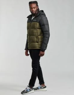 Manteaux Columbia PIKE LAKE HOODED JACKET Couleur Kaki / Noir -Columbia Soldes Boutique 19833495 500 C