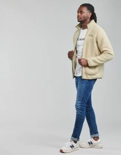 Vestes Columbia RUGGED RIDGE II SHERPA FLEECE Couleur Beige -Columbia Soldes Boutique 19833514 500 C