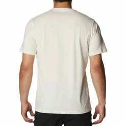 T-shirts & Polos Columbia Clarkwall Organic Cotton Tee Couleur Blanc -Columbia Soldes Boutique 20037243 500 C