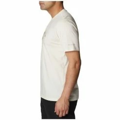 T-shirts & Polos Columbia Clarkwall Organic Cotton Tee Couleur Creme -Columbia Soldes Boutique 20069167 500 C