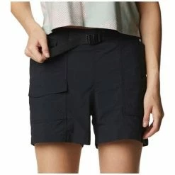 Pantalons Columbia W Summerdry Cargo Shorts Couleur Noir