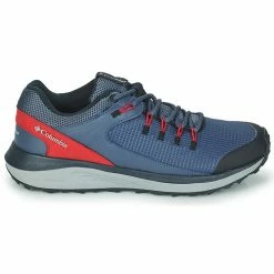 Chaussures de sport Columbia TRAILSTORM WATERPROOF Couleur Bleu / Rouge -Columbia Soldes Boutique 21182666 500 B