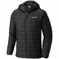 Manteaux Columbia Powder Lite Hooded Jacket Couleur Noir
