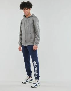 Sweats & Polaires Columbia Columbia Logo Fleece FZ Couleur City Grey Heather, Columbia Grey -Columbia Soldes Boutique 21256141 500 C