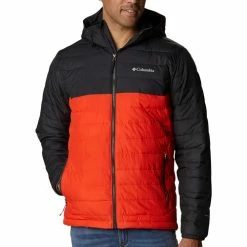 Vestes Columbia Powder Lite Hooded Jacket Couleur Rouge
