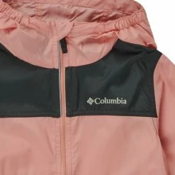 Vestes Columbia BLOOMINGPORT WINDBREAKER Couleur Rose -Columbia Soldes Boutique 21324494 500 C