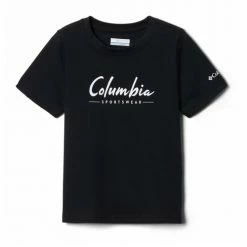 T-shirts & Polos Columbia VALLEY CREEK SS GRAPHIC SHIRT Couleur Noir