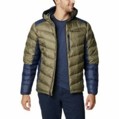 Manteaux Columbia Doudoune à Capuche Couleur Vert