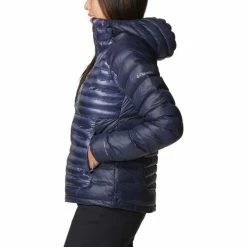Manteaux Columbia Labyrinth Loop Hooded Jacket Couleur Bleu -Columbia Soldes Boutique 21416713 500 B