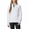 Sweats & Polaires Columbia Fast Trek Printed Jacket Couleur Blanc -Columbia Soldes Boutique 21465131 500 A