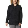 Sweats & Polaires Columbia Glacial IV Print 1/2 Zip Long Sleeve Couleur Noir -Columbia Soldes Boutique 21509840 500 A