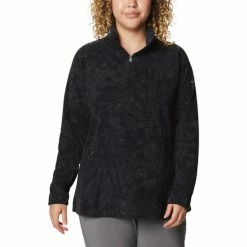 Sweats & Polaires Columbia Glacial IV Print 1/2 Zip Long Sleeve Couleur Noir