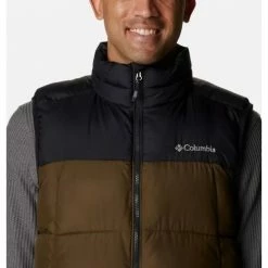 Vestes Columbia Veste Sans Manches Pike Lake™ Homme OLIVE GREEN BLACK Couleur OLIVE GREEN BL -Columbia Soldes Boutique 21859746 500 C