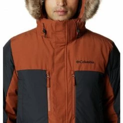 Manteaux Columbia Parka Couleur Orange -Columbia Soldes Boutique 21898143 500 C