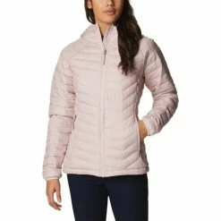 Vestes Columbia Powder Lite Hooded Jacket Couleur Rose
