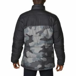 Vestes Columbia Pike Lake Jacket Couleur Noir, Gris -Columbia Soldes Boutique 22187724 500 C