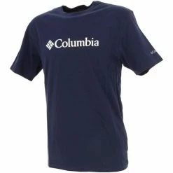 T-shirts & Polos Columbia Csc basic logo navy Couleur Bleu marine / bleu nuit