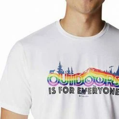 T-shirts & Polos Columbia Tee-shirt Couleur Blanc -Columbia Soldes Boutique 22691312 500 C