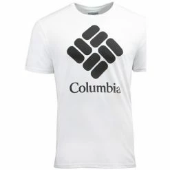 T-shirts & Polos Columbia AX8650100 Couleur Blanc