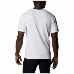 T-shirts & Polos Columbia M GRAPHIC SS TEE BLANC Couleur Blanc -Columbia Soldes Boutique 23192637 500 C