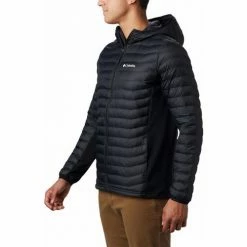 Manteaux Columbia Doudoune à capuche Couleur Noir -Columbia Soldes Boutique 23421254 500 C