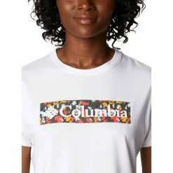 T-shirts & Polos Columbia 1931753 Couleur Blanc -Columbia Soldes Boutique 23441294 500 C